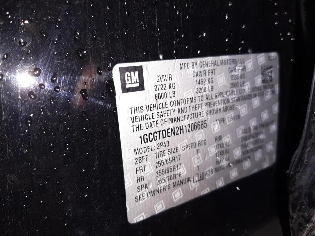 2017 CHEVROLET COLORADO Z - 1GCGTDEN2H1206685