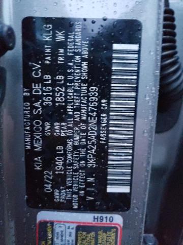 2022 KIA RIO S - 3KPA25AD2NE476939