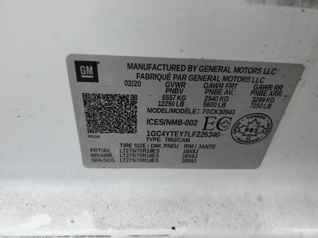 2020 CHEVROLET 3500 - 1GC4YTEY7LF226340