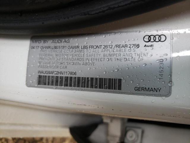 2017 AUDI A6 PREMIUM - WAUG8AFC2HN117606