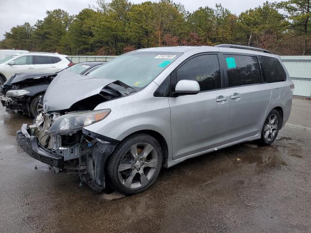 Salvage cars for sale at Brookhaven, NY auction: 2012 Toyota Sienna Sport