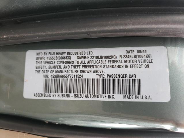 4S3BH6655Y7611524 Subaru Legacy Outback