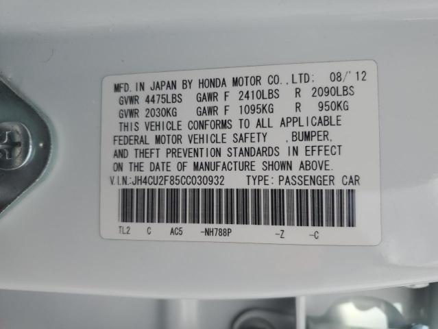 JH4CU2F85CC030932 Acura Tsx Se