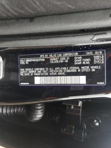 2019 VOLVO S60 T8 R-D - 7JRBR0FMXKG017599