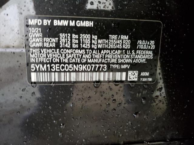 2022 BMW X3 M - 5YM13EC05N9K07773