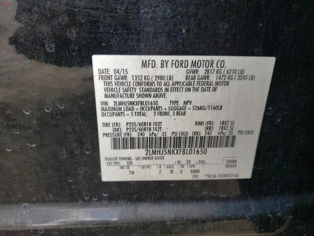 2LMHJ5NKXFBL01650 Lincoln MKT