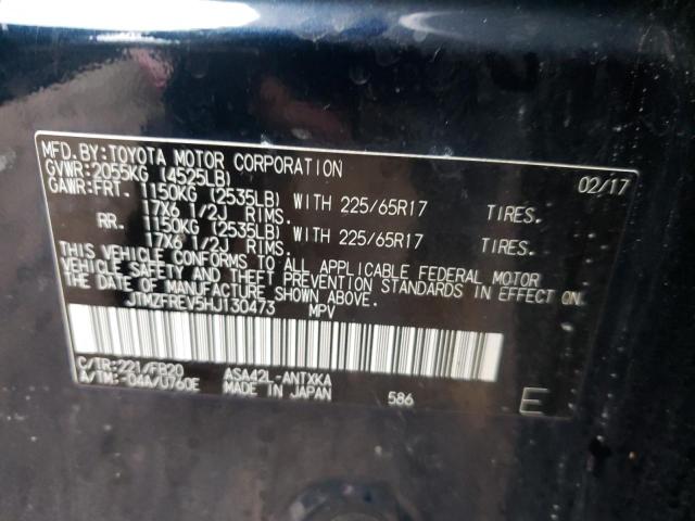 2017 TOYOTA RAV4 LE JTMZFREV5HJ130473