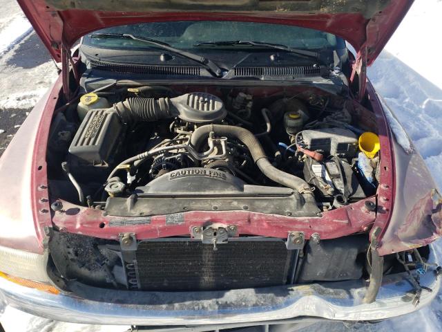 1999 DODGE DAKOTA VIN: 1B7GG22Y1XS244764