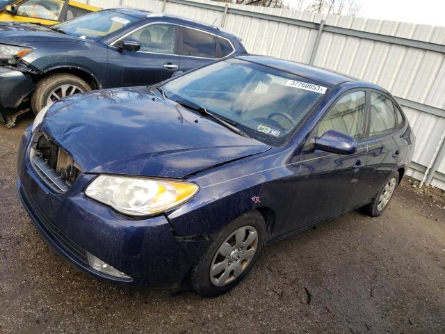 Salvage cars for sale from Copart West Mifflin, PA: 2008 Hyundai Elantra GL