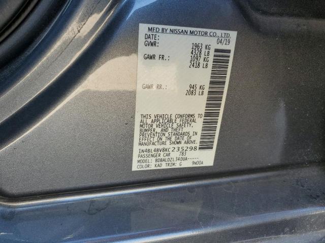 2019 NISSAN ALTIMA S - 1N4BL4BV8KC235298