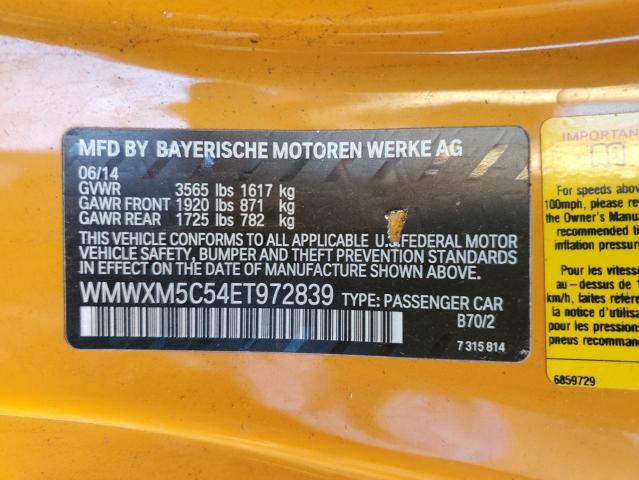 WMWXM5C54ET972839 Mini Cooper
