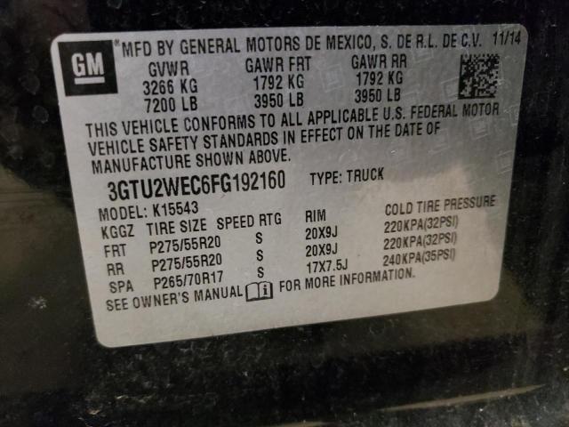 3GTU2WEC6FG192160 GMC Sierra K1500 Denali