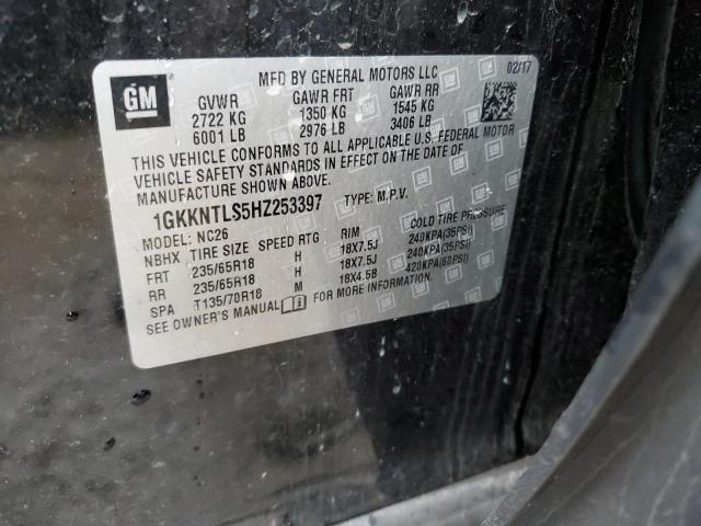 2017 GMC ACADIA ALL 1GKKNTLS5HZ253397