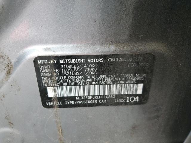 2020 MITSUBISHI MIRAGE G4 - ML32F3FJXLHF10862