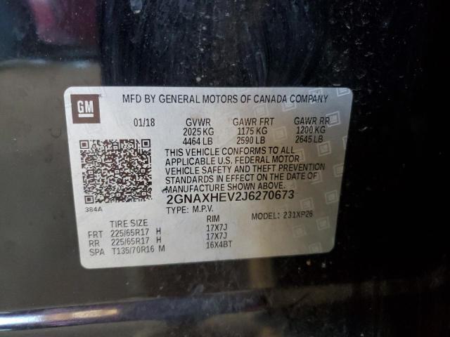 2018 CHEVROLET EQUINOX LS - 2GNAXHEV2J6270673