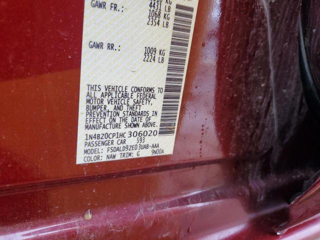 2017 NISSAN LEAF S 1N4BZ0CP1HC306020