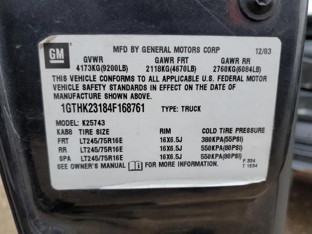 1GTHK23184F168761 GMC Sierra K2500 Heavy Duty