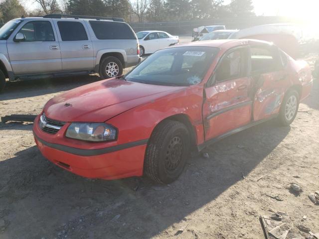 Salvage cars for sale from Copart Madisonville, TN: 2001 Chevrolet Impala