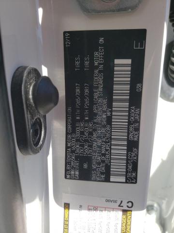 2020 TOYOTA 4RUNNER SR JTEBU5JR5L5785089