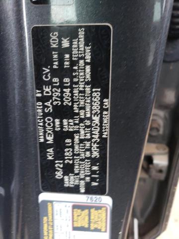 2021 KIA FORTE GT L - 3KPF34AD5ME386681