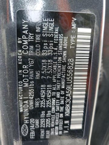 2020 HYUNDAI KONA LIMIT - KM8K3CA59LU556828
