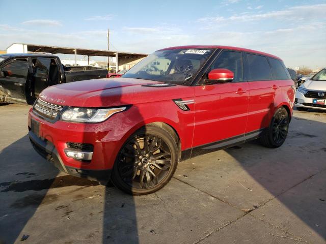 Salvage cars for sale at Grand Prairie, TX auction: 2016 Land Rover Range Rover Sport HSE