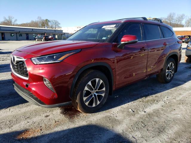 Toyota Highlander salvage cars for sale: 2022 Toyota Highlander XLE