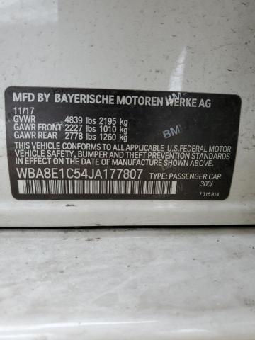 2018 BMW 330E - WBA8E1C54JA177807