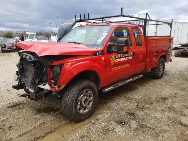 Salvage cars for sale from Copart Glassboro, NJ: 2012 Ford F350 Super