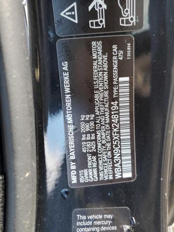 2015 BMW 428 XI - WBA3N9C5XFK248194