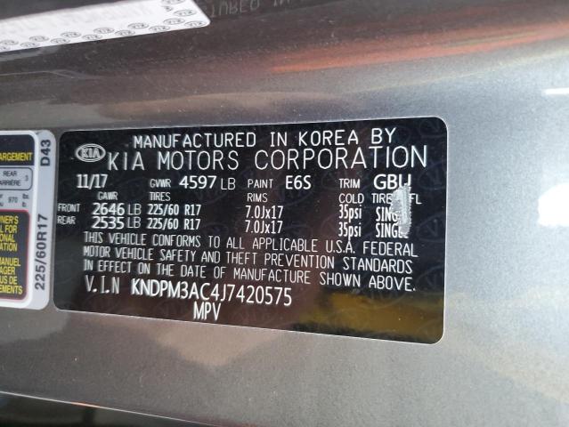 KNDPM3AC4J7420575 KIA Sportage Lx
