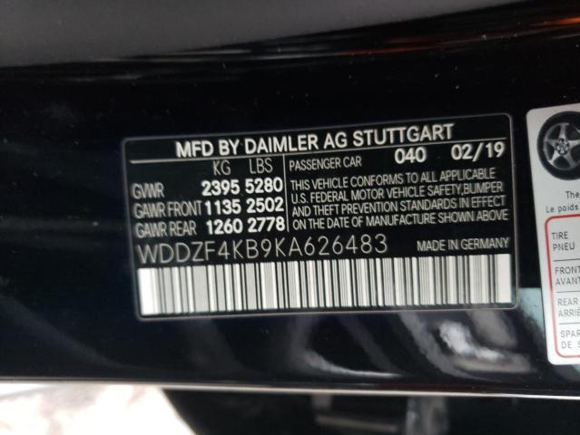 2019 MERCEDES-BENZ E 300 4MAT - WDDZF4KB9KA626483