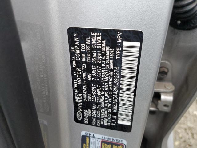 2021 HYUNDAI TUCSON LIM - KM8J3CA43MU393274