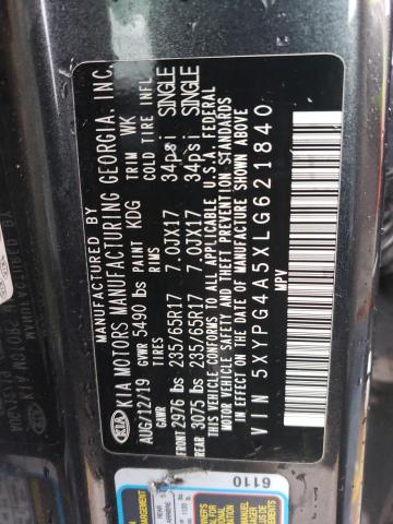 5XYPG4A5XLG621840 KIA SORENTO S