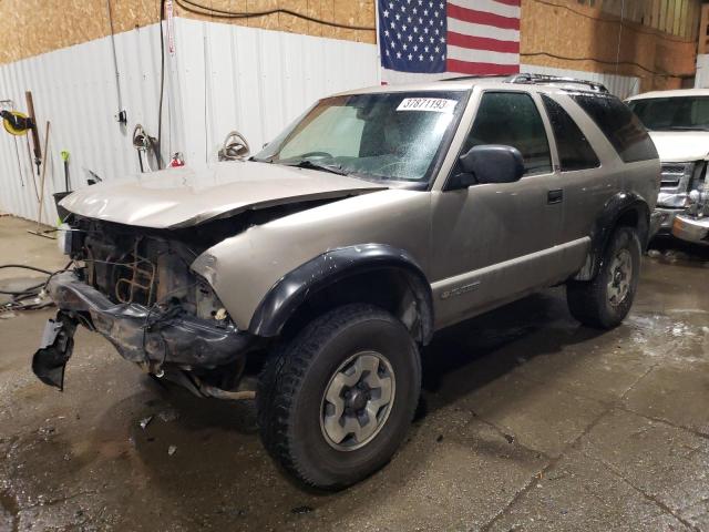 Salvage cars for sale from Copart Anchorage, AK: 2001 Chevrolet Blazer