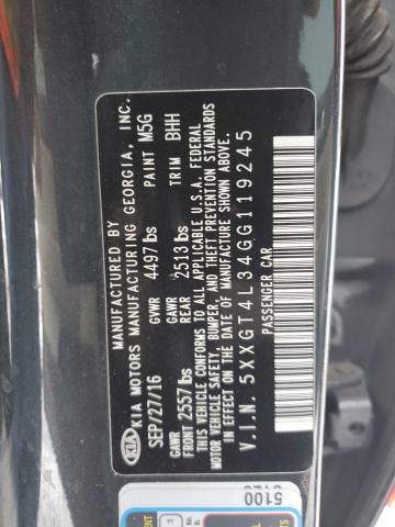 5XXGT4L34GG119245 KIA Optima Lx