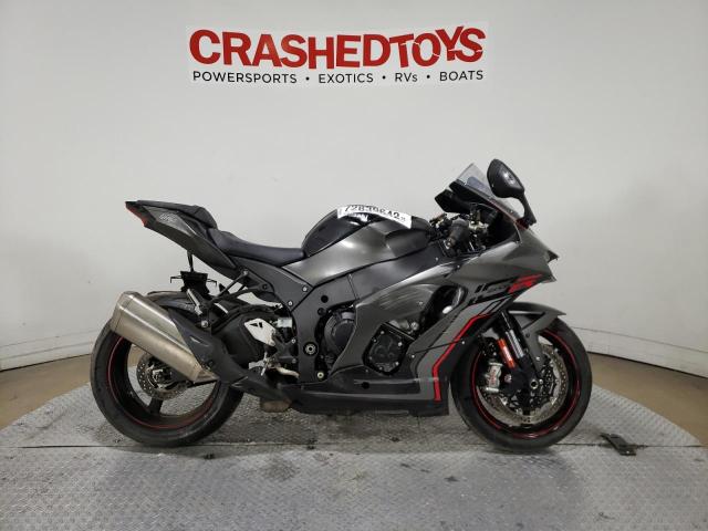 Salvage motorcycles for sale at Dallas, TX auction: 2022 Kawasaki ZX1002 L