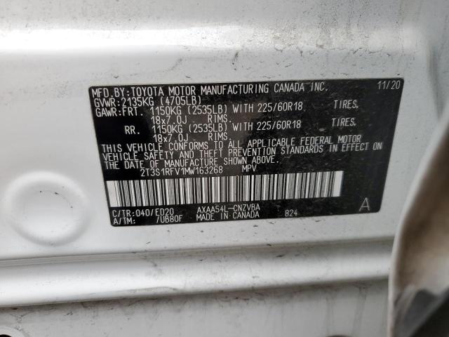 2021 TOYOTA RAV4 TRD O - 2T3S1RFV1MW163268