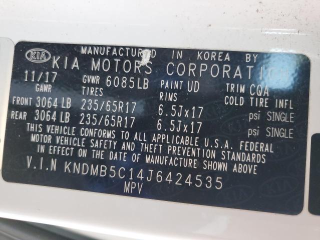 KNDMB5C14J6424535 KIA SEDONA LX
