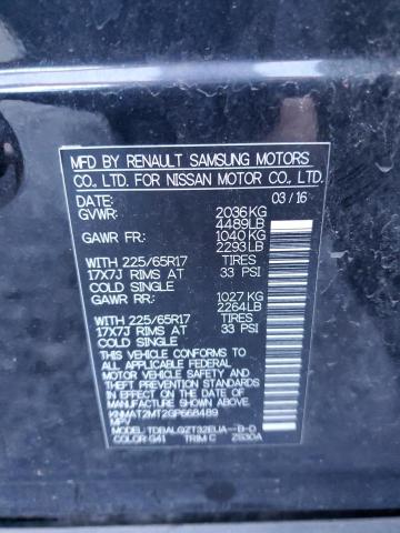 2016 NISSAN ROGUE S KNMAT2MT2GP668489