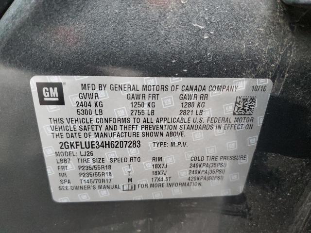 2GKFLUE34H6207283 GMC Terrain Slt