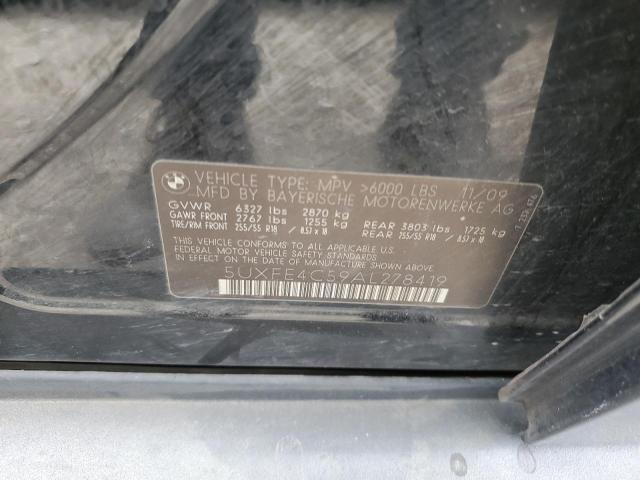 5UXFE4C59AL278419 BMW X5 Xdrive30i