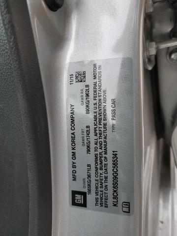 2016 CHEVROLET SPARK EV 1 - KL8CK6S09GC565341