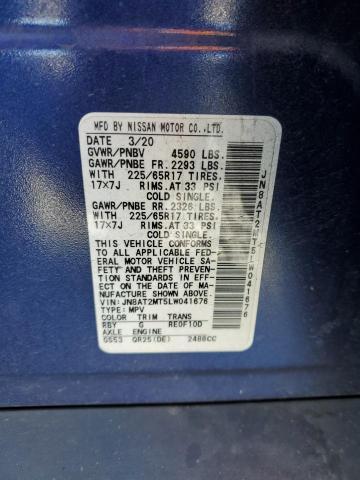 2020 NISSAN ROGUE S/SV JN8AT2MT5LW041676