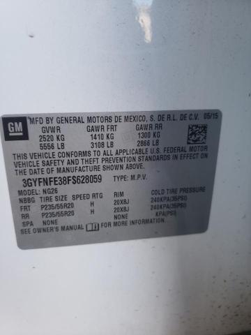 2015 CADILLAC SRX PERFOR 3GYFNFE38FS628059