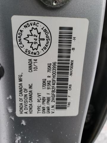 2015 HONDA CIVIC LX - 2HGFB2F40FH003996