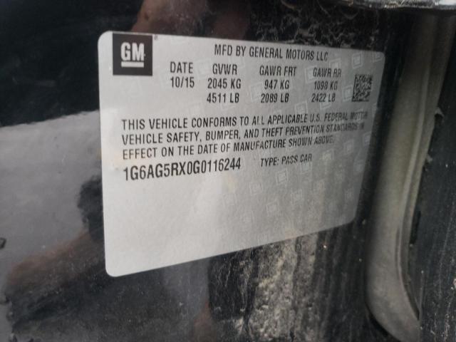 2016 CADILLAC ATS - 1G6AG5RX0G0116244