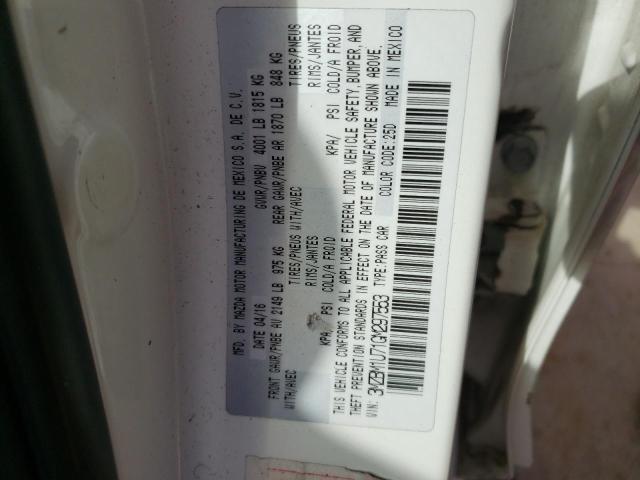 2016 MAZDA 3 SPORT - 3MZBM1U71GM297553