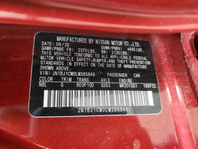 2020 NISSAN ROGUE SPOR - JN1BJ1CW0LW385849