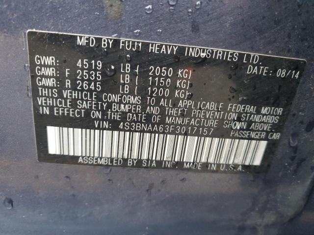 4S3BNAA63F3017157 Subaru Legacy 2.5i